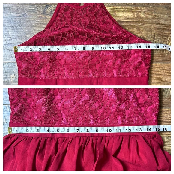 NWOT Kids Halter Chiffon Maxi Dress - Picture 7 of 10